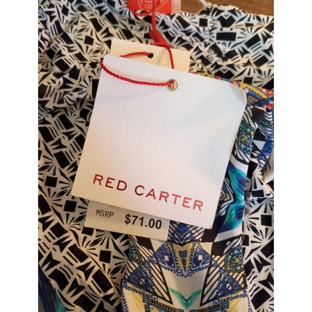 Red Carter Women's Bikini Swimsuit Set Size Small Denim Multi - Picture 4 of 4